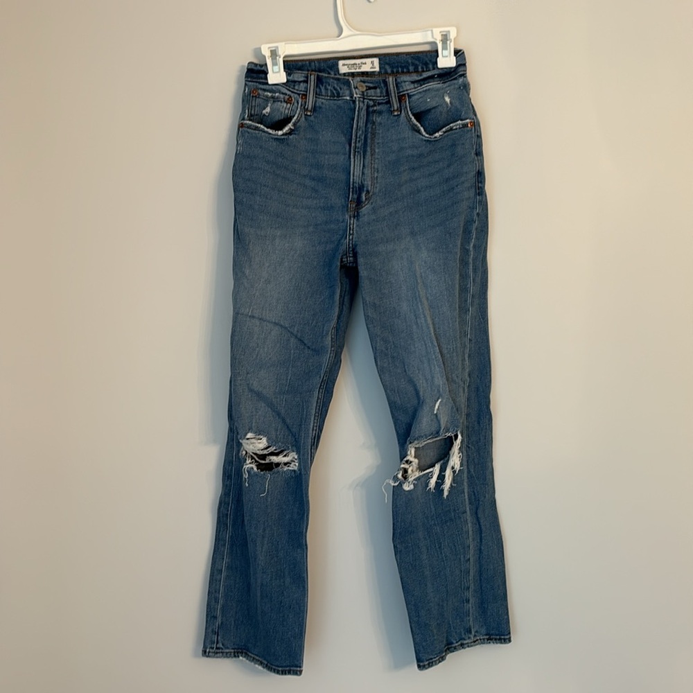 Abercrombie & Fitch The Anke Straight Ultra High Rise Size 4L/27